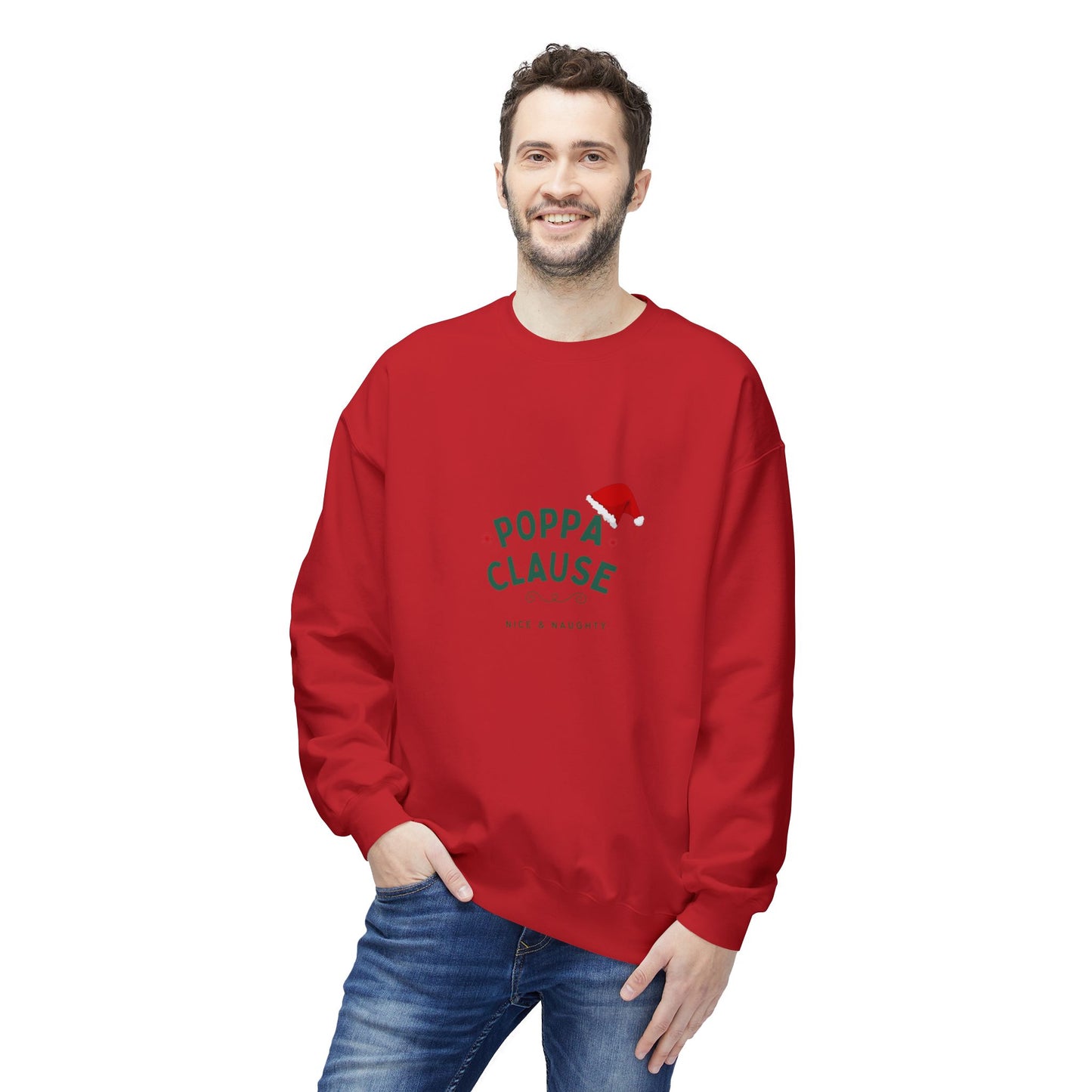 Crew Neck Sweatshirt for Poppa and his Holiday Shenanigans