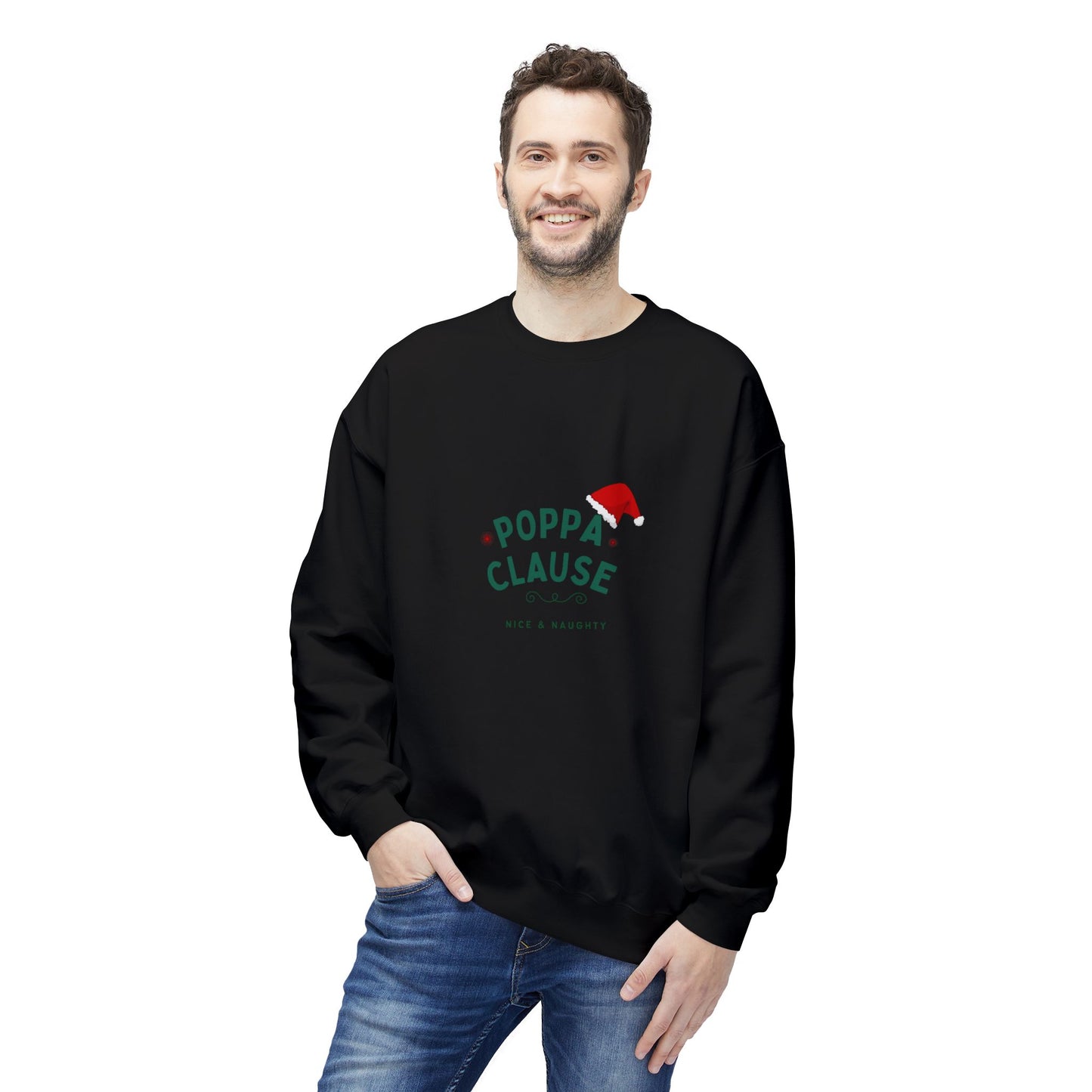 Crew Neck Sweatshirt for Poppa and his Holiday Shenanigans