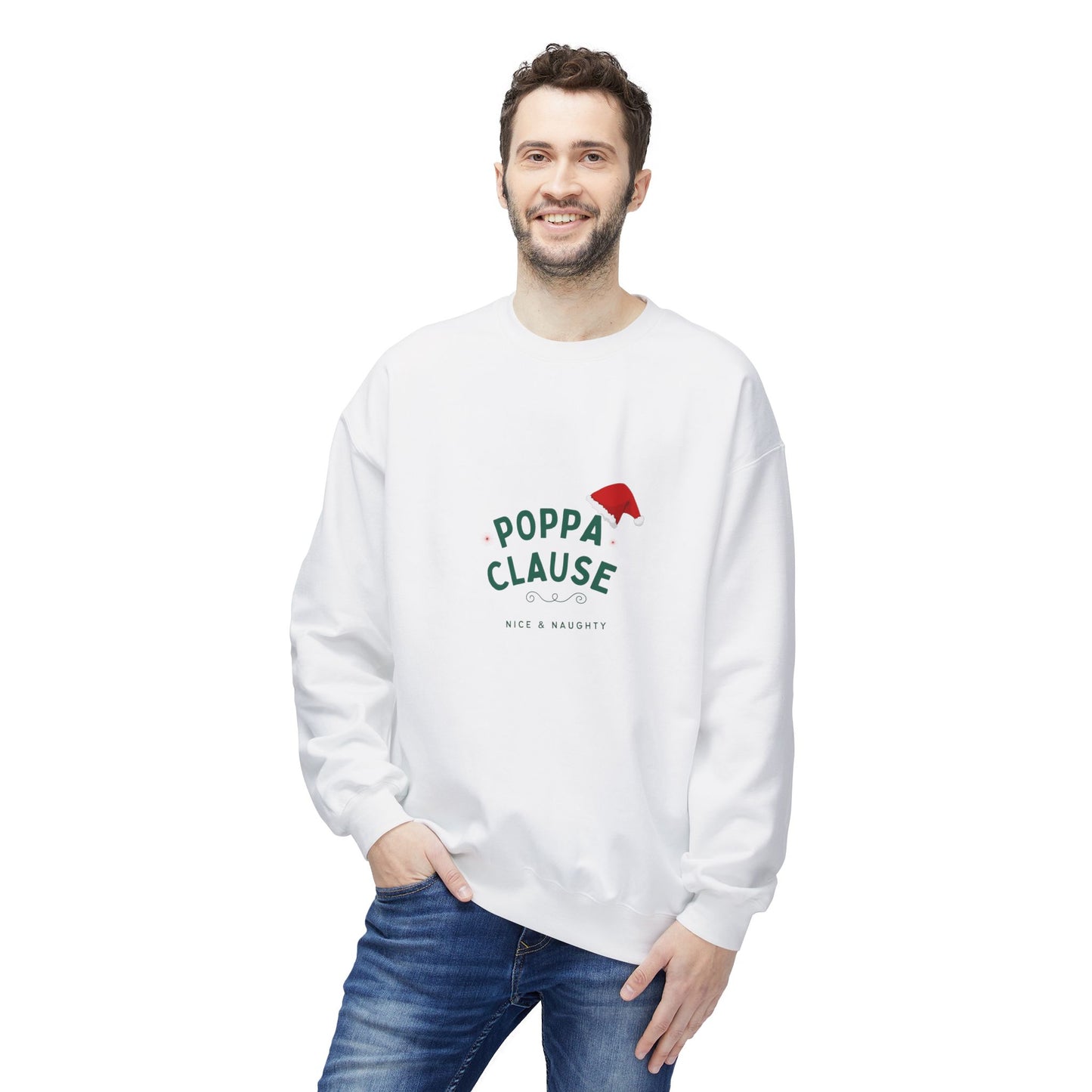 Crew Neck Sweatshirt for Poppa and his Holiday Shenanigans