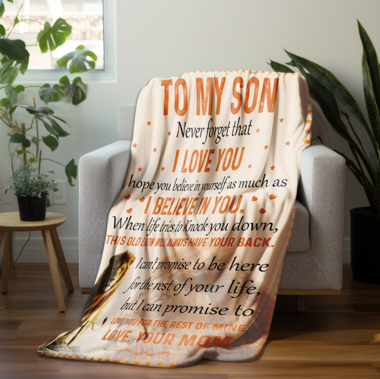 To My Son | FLM Arctic Fleece Blanket 50x60